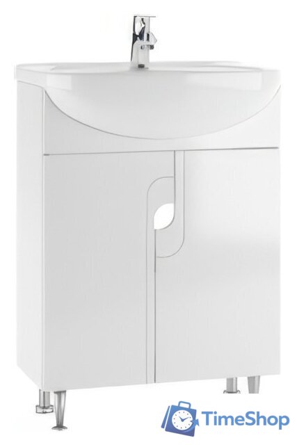  Айсберг Тумба под умывальник Уют 60 Лилия без ящика - Изображение №2 — Интернет-магазин Time-Shop