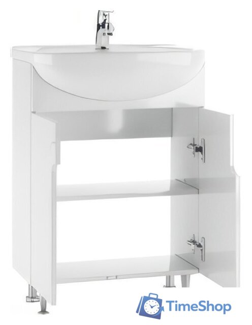  Айсберг Тумба под умывальник Уют 60 Лилия без ящика - Изображение №3 — Интернет-магазин Time-Shop