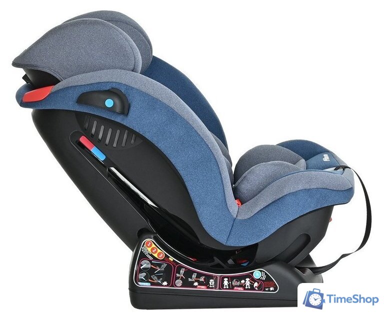 Детское автокресло Pituso Ruente R202 (джинс/светло-серый) - Изображение №4 — Интернет-магазин Time-Shop