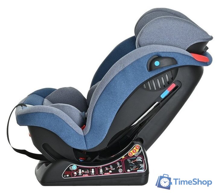 Детское автокресло Pituso Ruente R202 (джинс/светло-серый) - Изображение №6 — Интернет-магазин Time-Shop