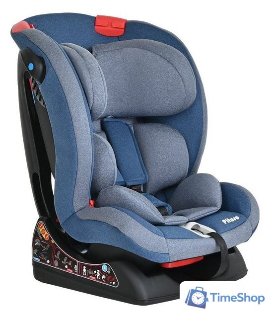 Детское автокресло Pituso Ruente R202 (джинс/светло-серый) - Изображение №1 — Интернет-магазин Time-Shop