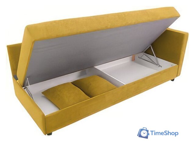 Тахта Krones Эллада (велюр, горчично-желтый) - Изображение №2 — Интернет-магазин Time-Shop