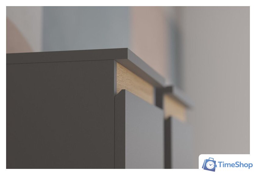 Горка НК-Мебель Bruno М18 71957708 (серый графит/дуб вотан) - Изображение №4 — Интернет-магазин Time-Shop