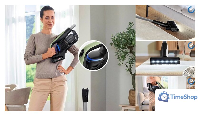 Пылесос Bosch Unlimited 9 BCS931TQC - Изображение №14 — Интернет-магазин Time-Shop