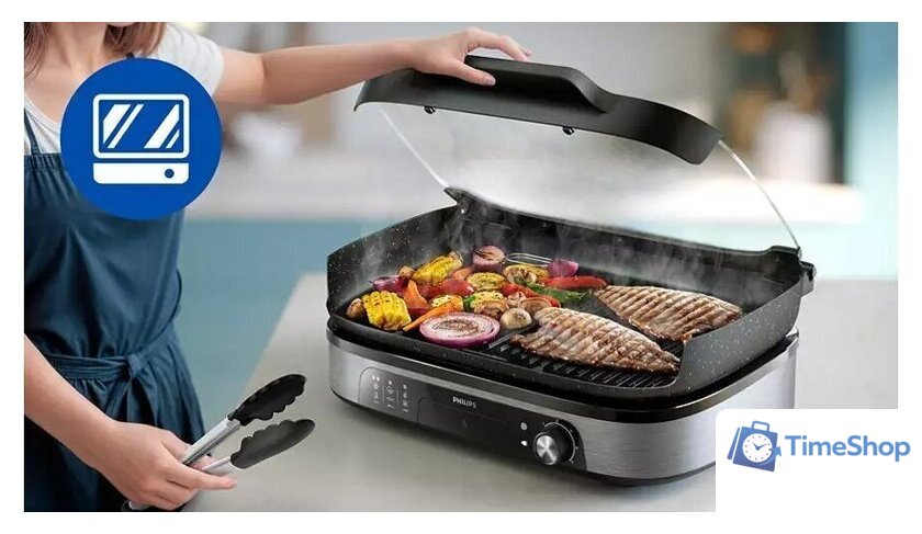 Электрогриль Philips HD6212/90 - Изображение №8 — Интернет-магазин Time-Shop
