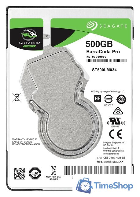 Жесткий диск Seagate Barracuda Pro 500GB ST500LM034 - Изображение №1 — Интернет-магазин Time-Shop