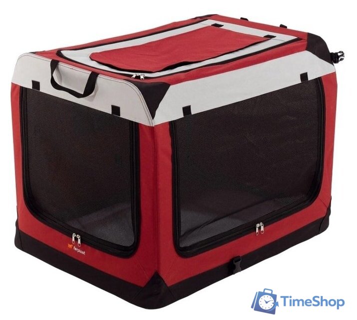 Переноска Ferplast Holiday 6 85723099 (бургундий) - Изображение №9 — Интернет-магазин Time-Shop