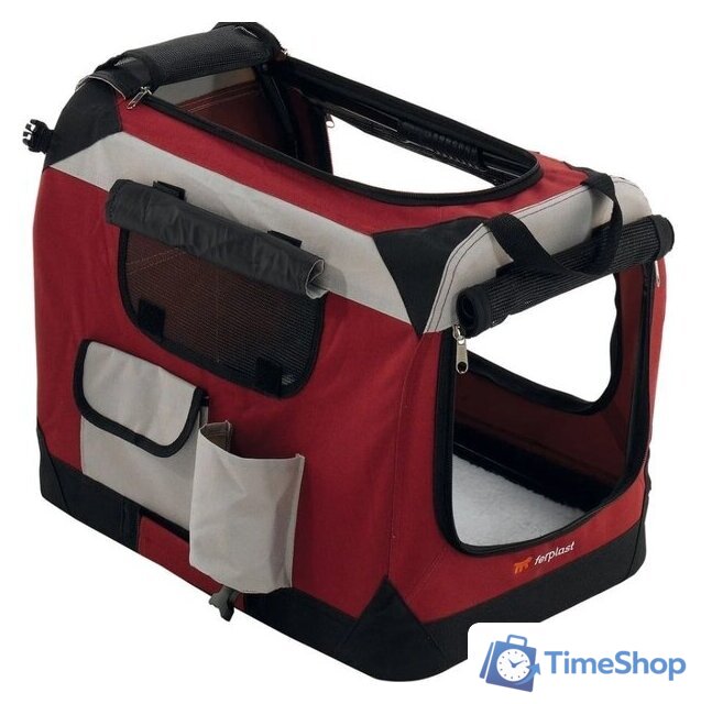 Переноска Ferplast Holiday 6 85723099 (бургундий) - Изображение №3 — Интернет-магазин Time-Shop