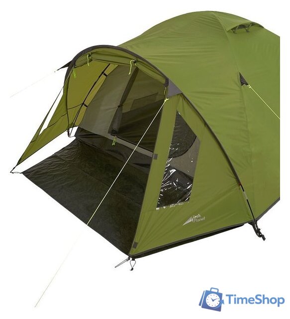 Кемпинговая палатка Trek Planet Bergamo 2 (зеленый) - Изображение №5 — Интернет-магазин Time-Shop