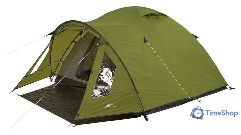 Кемпинговая палатка Trek Planet Bergamo 2 (зеленый) - Изображение №1 — Интернет-магазин Time-Shop