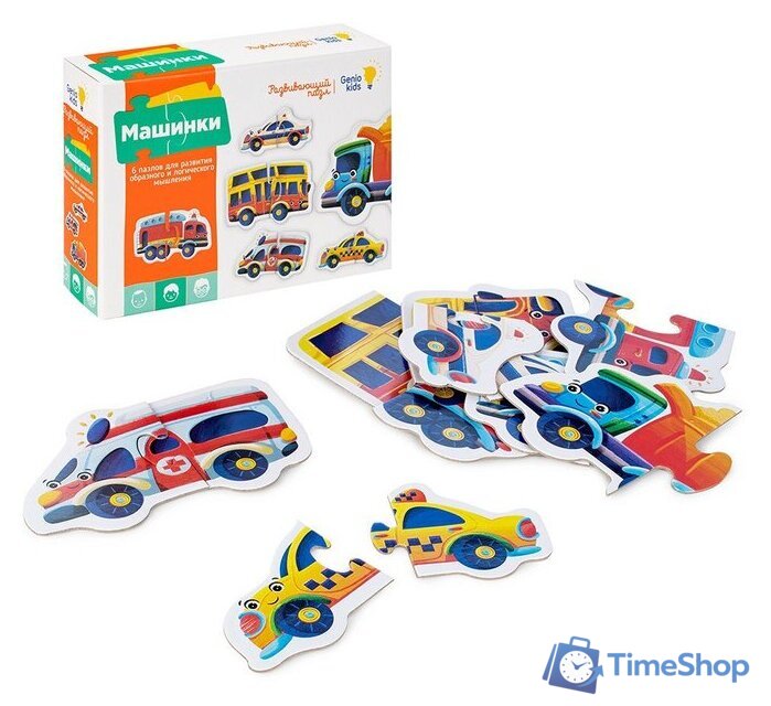 Мозаика/пазл Genio Kids Машинки RI1807CA - Изображение №2 — Интернет-магазин Time-Shop