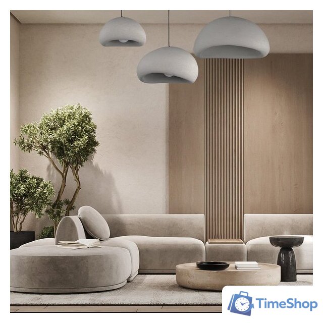 Подвесная люстра LOFT IT Stone 10252/400 (серый) - Изображение №7 — Интернет-магазин Time-Shop