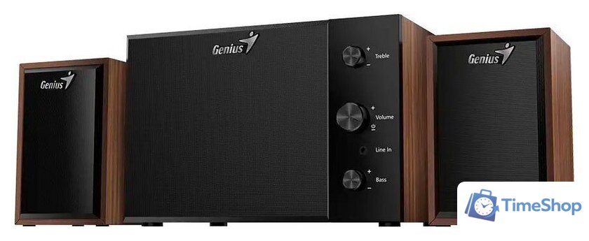 Акустика Genius SW-2.1 350 (коричневый) - Изображение №1 — Интернет-магазин Time-Shop