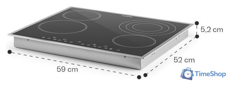 Варочная панель Klarstein Virtuosa 4 Prime (черный) - Изображение №2 — Интернет-магазин Time-Shop