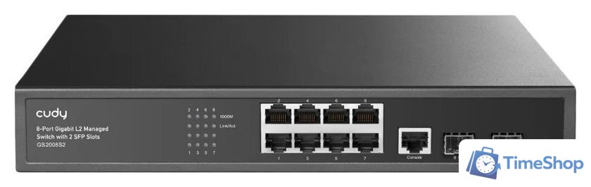 Управляемый коммутатор 2-го уровня Cudy GS2008S2 1.0 - Изображение №1 — Интернет-магазин Time-Shop