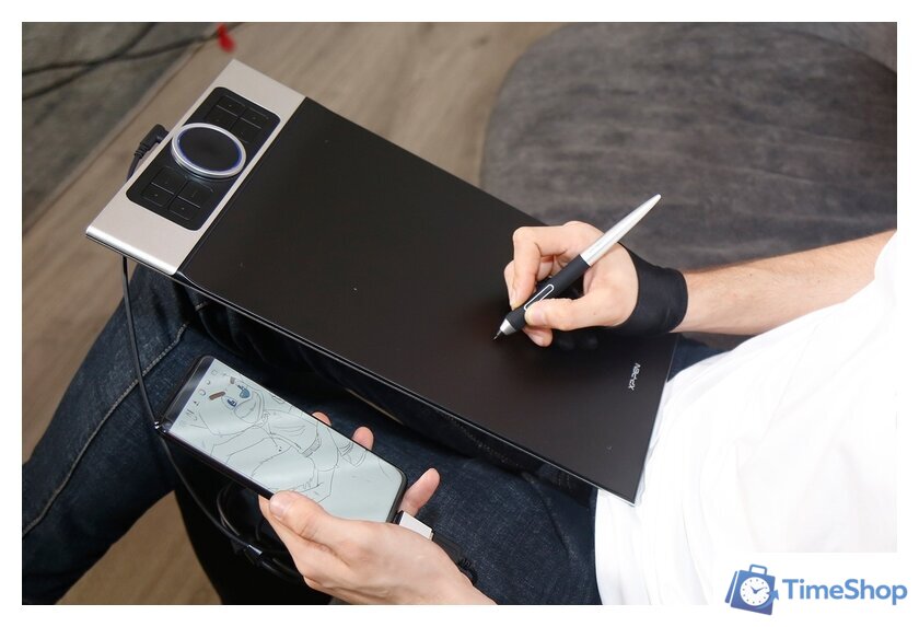 Графический планшет XP-Pen Deco Pro Medium - Изображение №9 — Интернет-магазин Time-Shop
