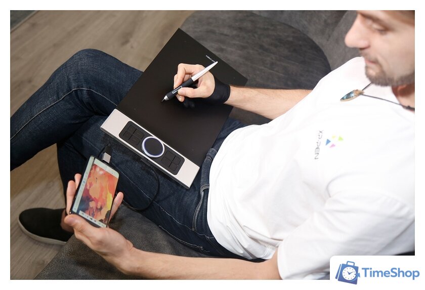 Графический планшет XP-Pen Deco Pro Medium - Изображение №8 — Интернет-магазин Time-Shop