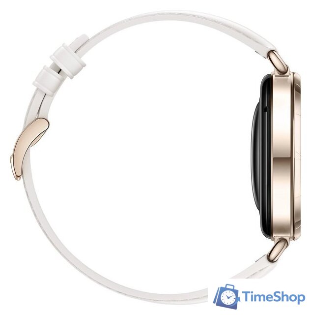 Умные часы Huawei Watch GT 6 41 мм (золотистый, с белым кожаным ремешком, международная версия) - Изображение №5 — Интернет-магазин Time-Shop