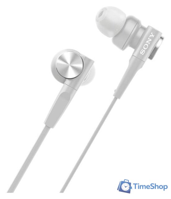 Наушники Sony MDR-XB55AP (белый) - Изображение №4 — Интернет-магазин Time-Shop