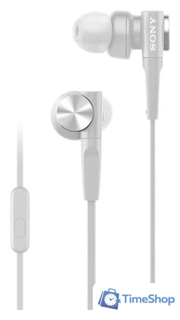 Наушники Sony MDR-XB55AP (белый) - Изображение №1 — Интернет-магазин Time-Shop