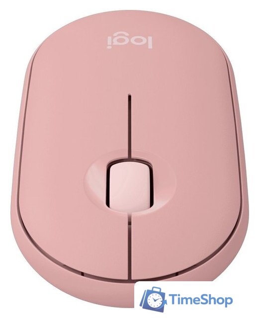 Мышь Logitech Pebble Mouse 2 M350s (розовый) - Изображение №3 — Интернет-магазин Time-Shop