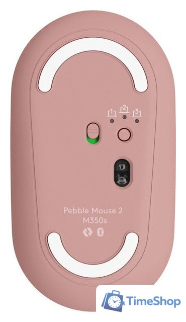 Мышь Logitech Pebble Mouse 2 M350s (розовый) - Изображение №4 — Интернет-магазин Time-Shop