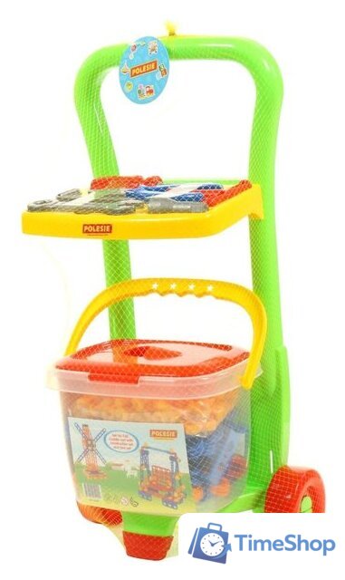 Конструктор Полесье 54401 Тележка Caddie с конструктором Изобретатель. Набор №542 - Изображение №3 — Интернет-магазин Time-Shop