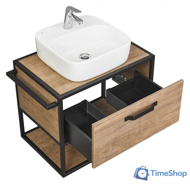  Акватон Тумба с умывальником Лофт Фабрик 65 1A2423K2LTDY0 - Изображение №4 — Интернет-магазин Time-Shop