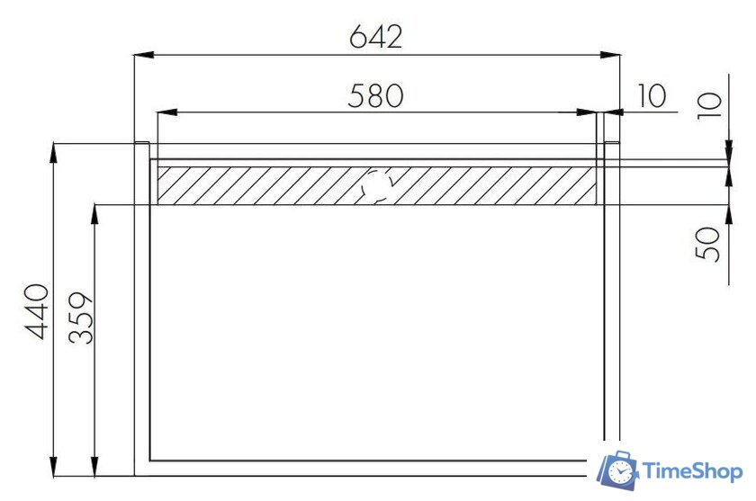  Акватон Тумба с умывальником Лофт Фабрик 65 1A2423K2LTDY0 - Изображение №12 — Интернет-магазин Time-Shop
