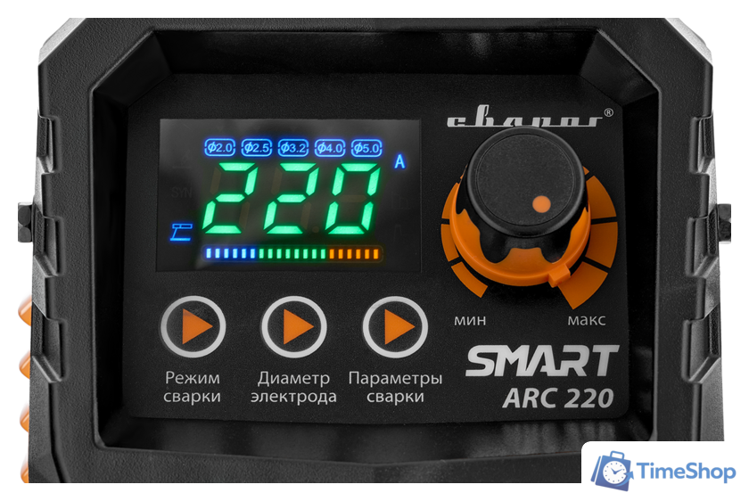 Сварочный инвертор Сварог REAl smart Arc 220 (Z28403) - Изображение №3 — Интернет-магазин Time-Shop