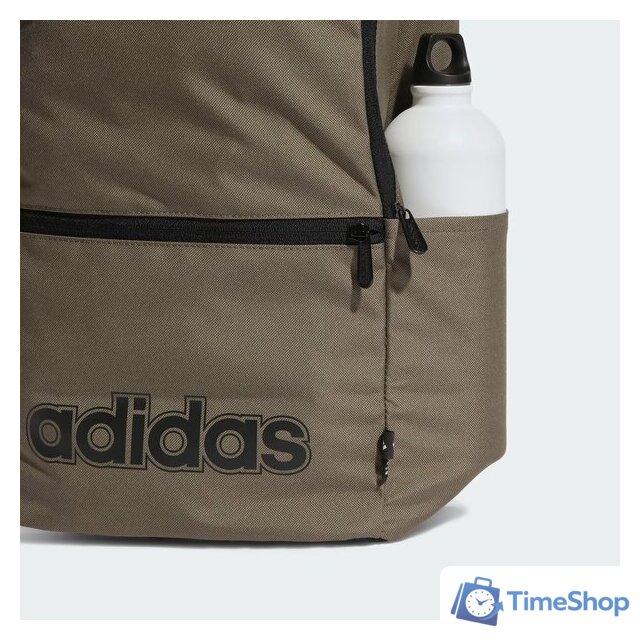 Городской рюкзак Adidas Classic Foundation HR5341 (темно-коричневый) - Изображение №4 — Интернет-магазин Time-Shop