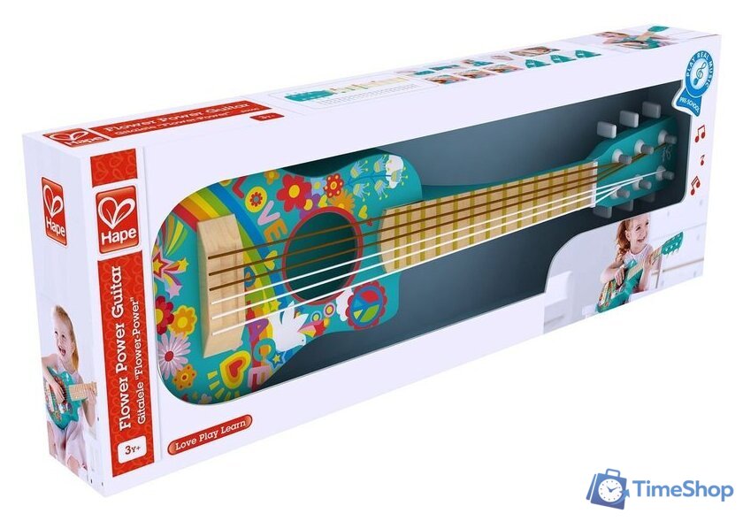 Гитара Hape Цветы E0600-HP - Изображение №6 — Интернет-магазин Time-Shop
