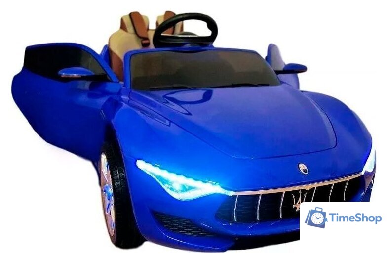 Электромобиль RiverToys Maserati A005AA (синий) - Изображение №3 — Интернет-магазин Time-Shop