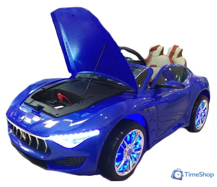 Электромобиль RiverToys Maserati A005AA (синий) - Изображение №2 — Интернет-магазин Time-Shop