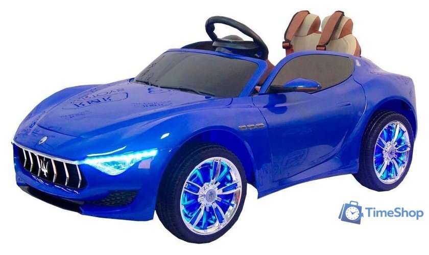 Электромобиль RiverToys Maserati A005AA (синий) - Изображение №1 — Интернет-магазин Time-Shop