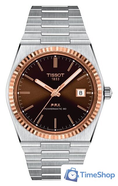Наручные часы Tissot PRX Powermatic 80 T931.407.41.291.00 - Изображение №1 — Интернет-магазин Time-Shop