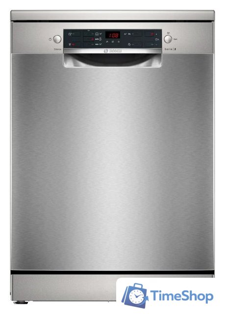 Отдельностоящая посудомоечная машина Bosch Serie 2 SMS25GI09F - Изображение №1 — Интернет-магазин Time-Shop