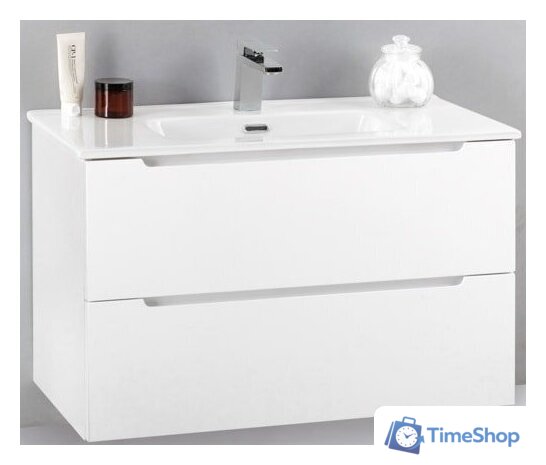  BelBagno Тумба под умывальник Etna39-800/390-2C-SO-BL-P (bianco lucido) - Изображение №1 — Интернет-магазин Time-Shop