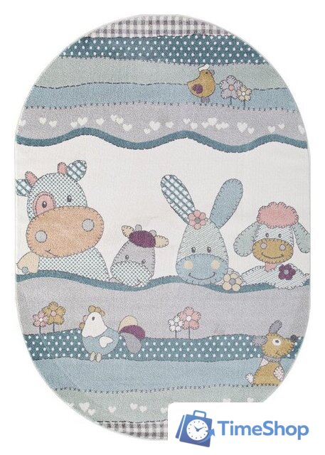 Ковер для детской Merinos Sofit 2484-OVAL-LIGHT-CREAM (2х3) - Изображение №1 — Интернет-магазин Time-Shop