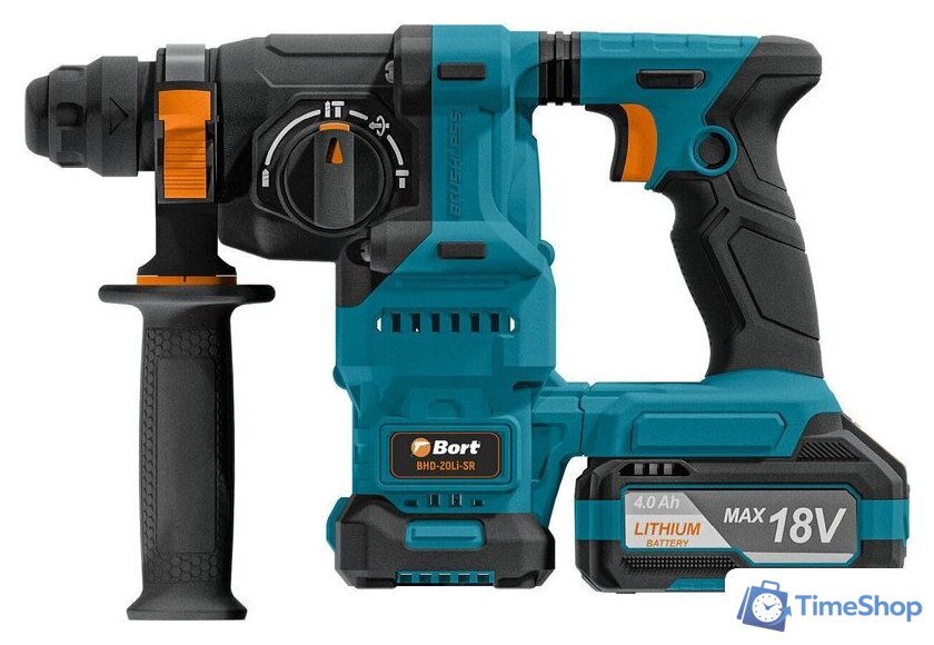 Перфоратор Bort BHD-20Li-SR 93413380 (с 2-мя АКБ, кейс) - Изображение №2 — Интернет-магазин Time-Shop