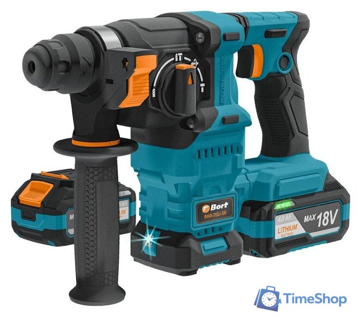 Перфоратор Bort BHD-20Li-SR 93413380 (с 2-мя АКБ, кейс) - Изображение №1 — Интернет-магазин Time-Shop