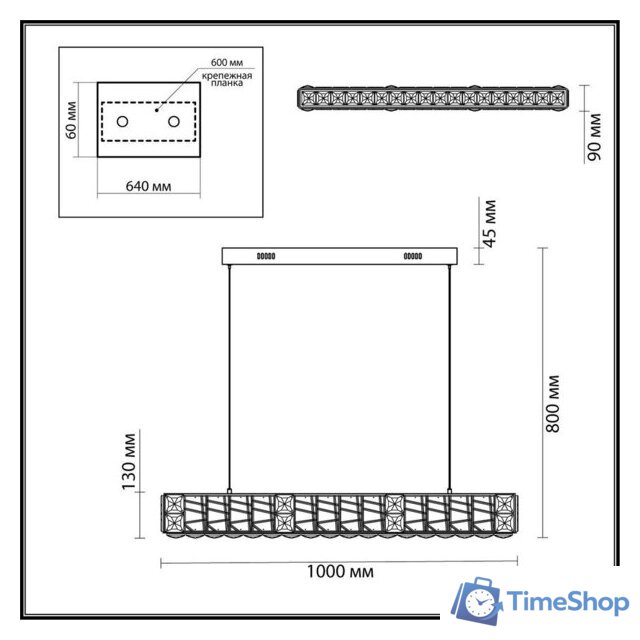 Подвесная люстра Odeon Light Version 5071/40L - Изображение №2 — Интернет-магазин Time-Shop