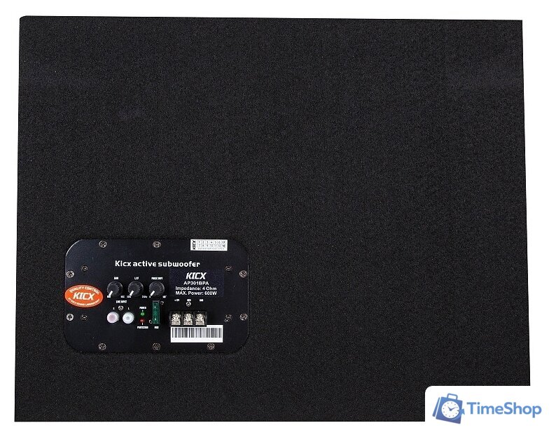 Корпусной активный сабвуфер KICX AP301BPA - Изображение №4 — Интернет-магазин Time-Shop