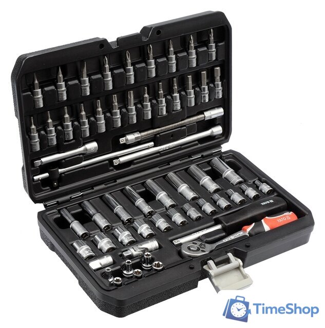 Универсальный набор инструментов Yato YT-14501 (56 предметов) - Изображение №1 — Интернет-магазин Time-Shop