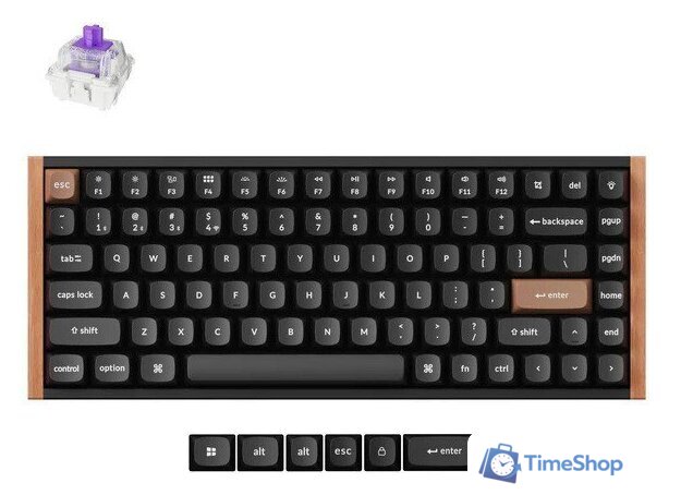 Клавиатура Keychron K2 HE Special Edition Black K2H-F1 (Nebula Magnetic) - Изображение №1 — Интернет-магазин Time-Shop