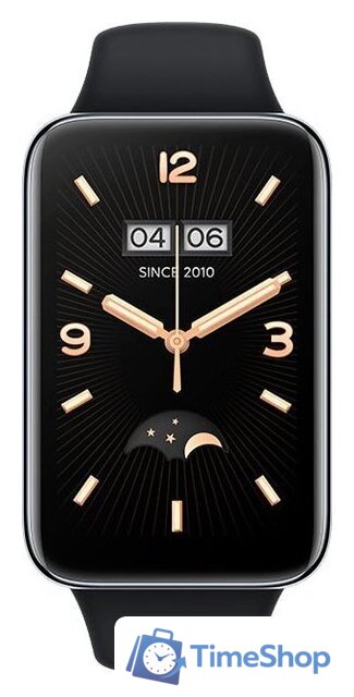 Фитнес-браслет Xiaomi Smart Band 7 Pro M2141B1 (серебристый/черный, международная версия) - Изображение №2 — Интернет-магазин Time-Shop