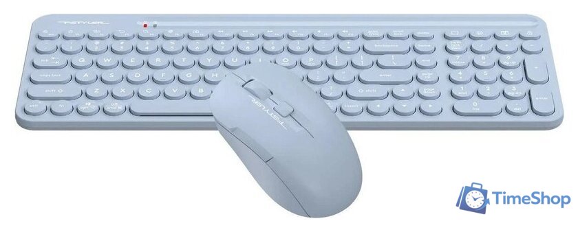 Офисный набор A4Tech Fstyler FG3300 Air2 (синий) - Изображение №5 — Интернет-магазин Time-Shop