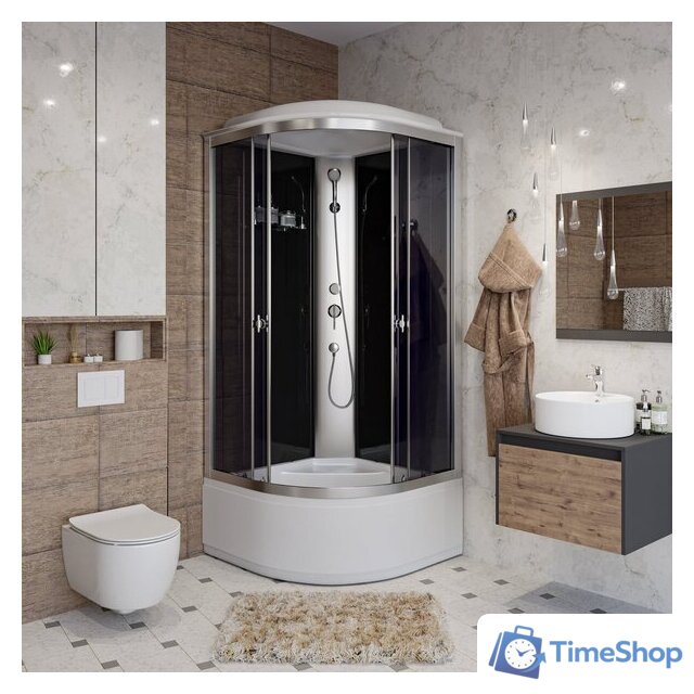 Душевая кабина Niagara Eco E80/40/TN 80x80x215 - Изображение №10 — Интернет-магазин Time-Shop