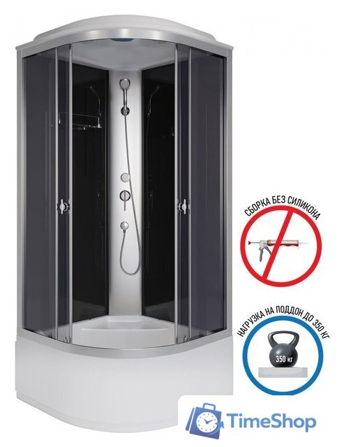 Душевая кабина Niagara Eco E80/40/TN 80x80x215 - Изображение №9 — Интернет-магазин Time-Shop
