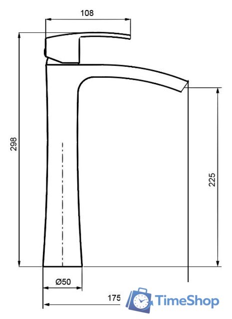 Смеситель Ahti Mikkeli MK202001 - Изображение №2 — Интернет-магазин Time-Shop
